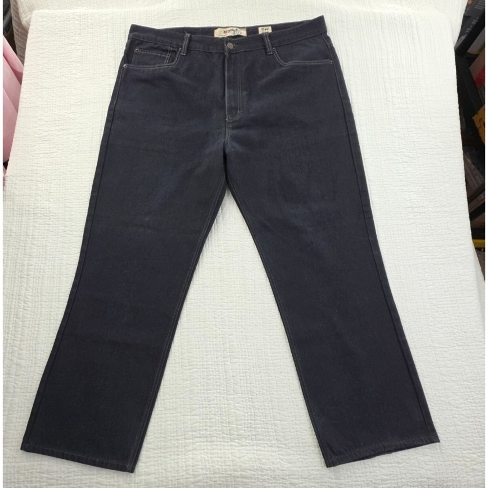 PJ Mark Jeans Mens 44x32 Dark Wash‎ All Cotton Relaxed Straight Leg  29-238-Z